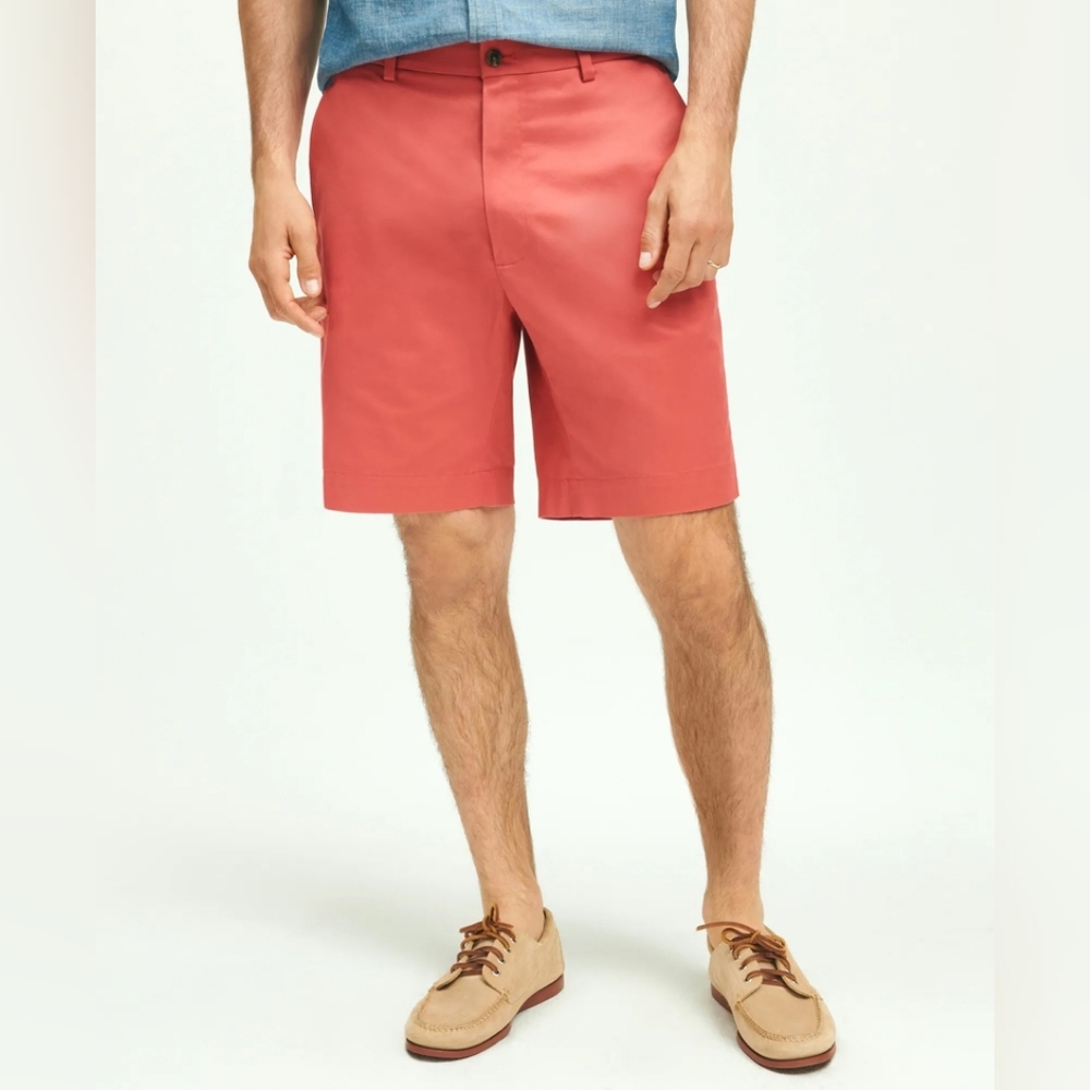 Brooks Brother 346 Advantage Chino® Shorts Men's Coral Shorts,Sz.W.38.  B-39